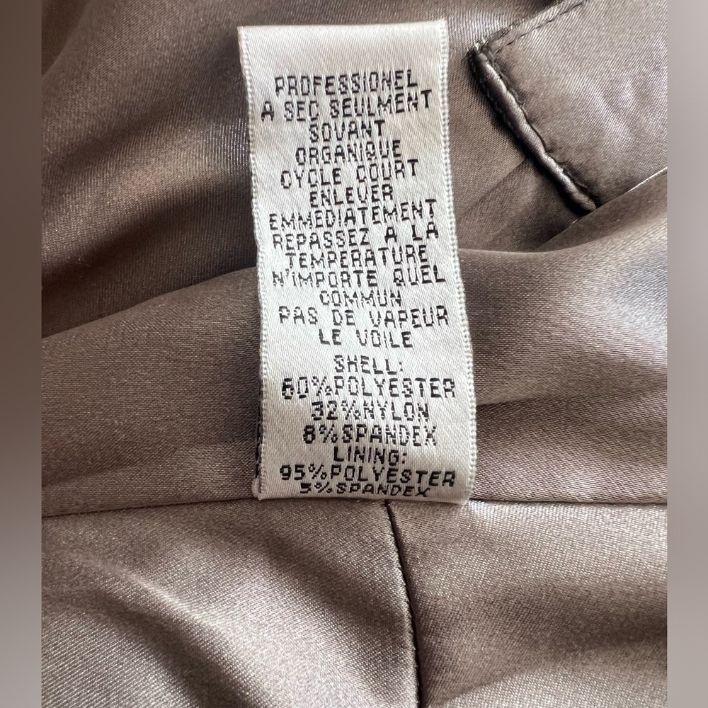 Jessica McClontick Party Dress Gunmetal Size 8 - Picture 8 of 8